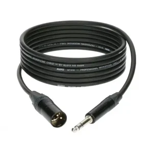 Express Levering Klotz M1MS1B0100 - Gebalanceerde Line/Microfoon Kabel XLR Male/Stereo Jack, 1.0 Meter