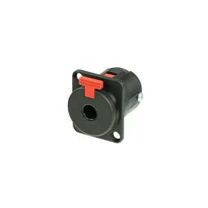 Weekendaanbieding Neutrik NJ3FP6C-B Locking Jack Chassisdeel - zwart