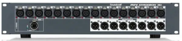 Soundcraft Mini StageBox 16i Alleen Vandaag