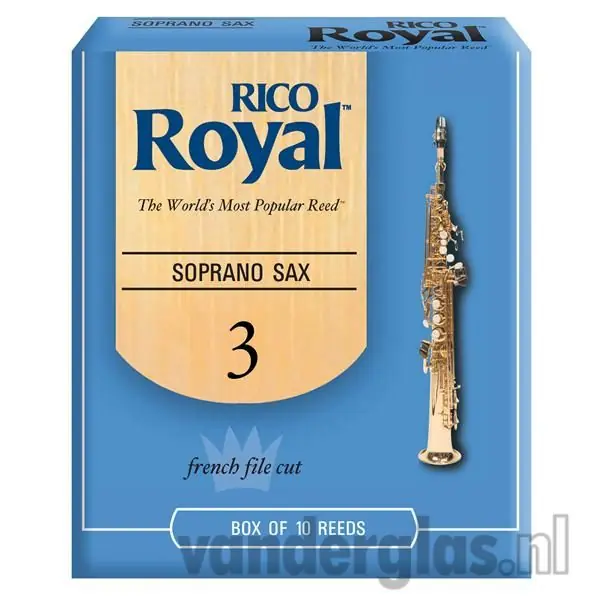 Bb Sopraansaxriet Rico Royal 3 Weekendaanbieding