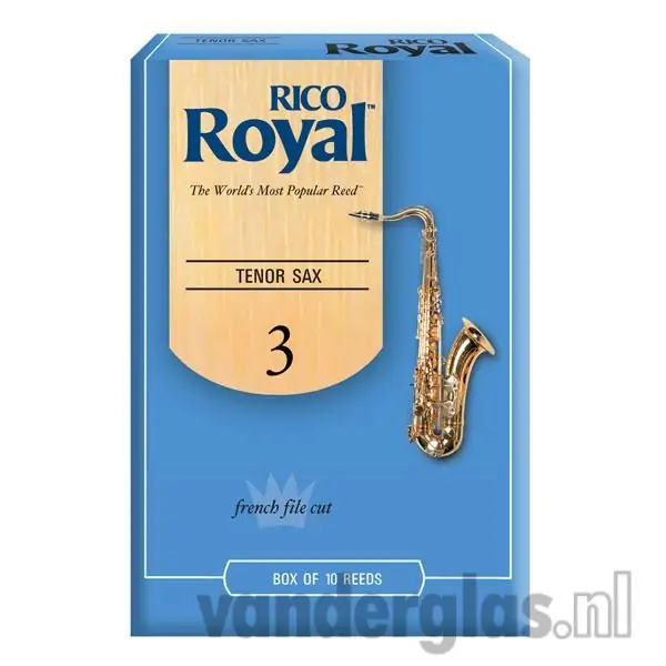 Fabrieksprijs Bb Tenorsaxriet Rico Royal 3,5pc