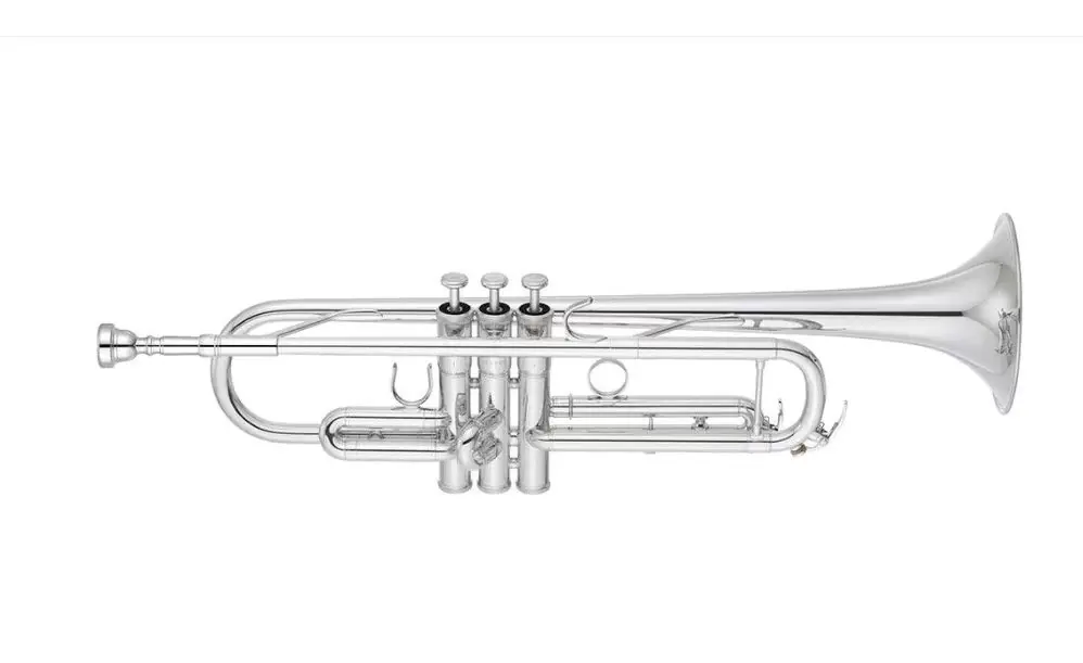 Laatste Versie Bb Trompet Yamaha YTR-6335RCS Commercial verzilverd