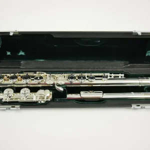 C Dwarsfluit AZUMI AZ-Z1E met zilveren lipplaat, dichte kleppen en E-mechaniek Express Levering