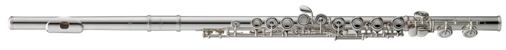 C Dwarsfluit AZUMI AZ-Z2E met zilveren kopstuk, dichte kleppen en E-mechaniek Gratis Retour