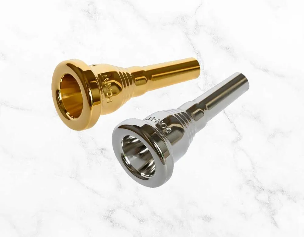 Beperkte Voorraad Cornetmondstuk Donat 170B heavy verzilverd- Aanbieding op=op