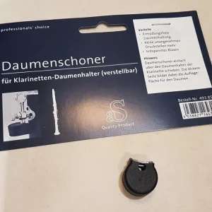 Merkproduct Duimsteunbeschermer A&S klarinet met