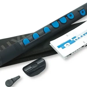 Fluit Nuvo 430BBL zwart / blauw TooT 2.0 met klepjes Korting