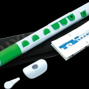 Fluit Nuvo 430WGR wit / groen TooT 2.0 met klepjes Must-Have