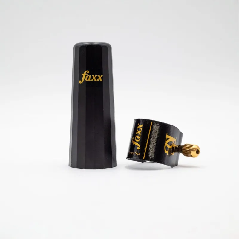 Beste Prijs Ligature FAXX FLEX gold tenorsax binder + cap
