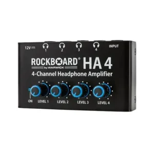 Rockboard HA 4, headphone amplifier, 4 inputs and volumes Betaalbaar