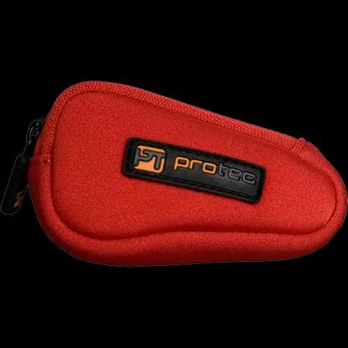 Mondstukhoes Protec N202RX 1 mondstuk cornet / waldhoorn neopreeen rood Op = Op