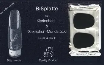 Mondstukplakkers A&S (4 st.) zwart 0,80 mm Meest Verkocht