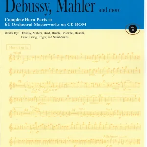 Weekendaanbieding Debussy, Mahler and More - Volume 2(The Orchestra Musician's CD-ROM Library - Horn)