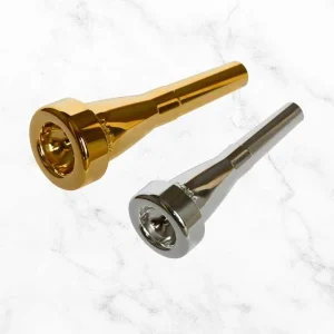 Exclusieve Aanbieding Trompetmondstuk Donat 163C massive verzilverd- Aanbieding op=op
