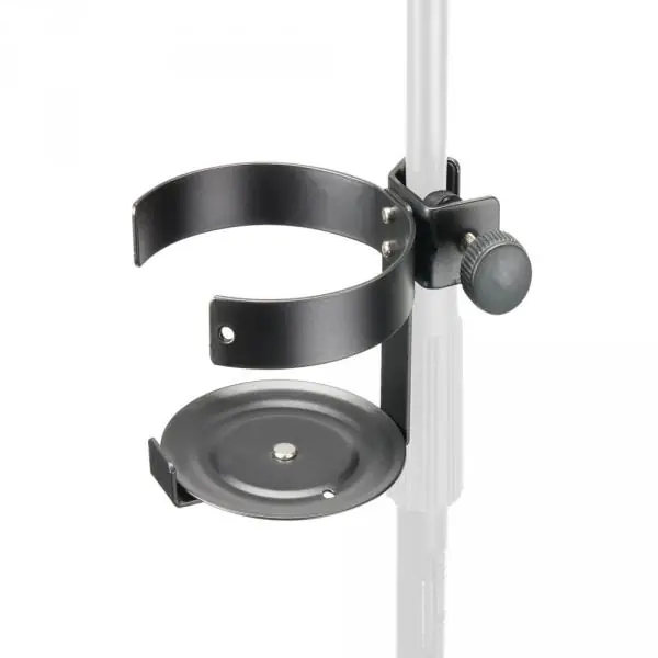 Adam hall Porte verre et bouteille a fixer sur pied de micro Korting