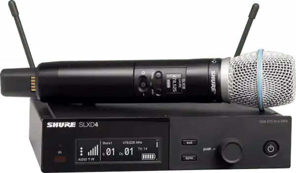 Shure SLXD24E-B87A-J53 Betrouwbaar