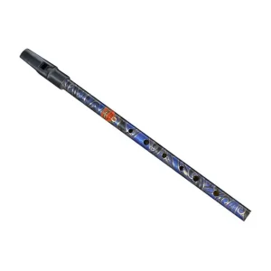 Generation tin whistle Boho D Paisley blauw Speciale Aanbieding