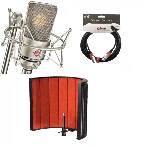 Neumann TLM 103 Studio Set + X-TONE X-Screen Pro + X-TONE X2001-6M - Xlr Xlr 6M Populair