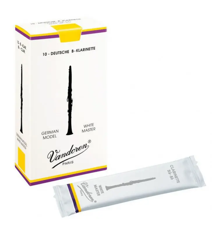 Vandoren riet klarinet "White Master" (duits) sterkte 3 Op = Op