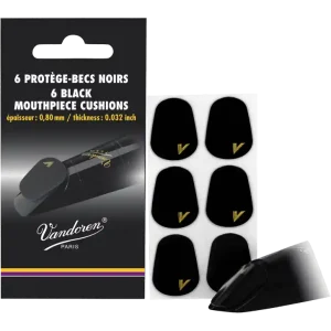 Alleen Vandaag Vandoren 6 MONDSTUKPLAKKERS zwart 0.80MM