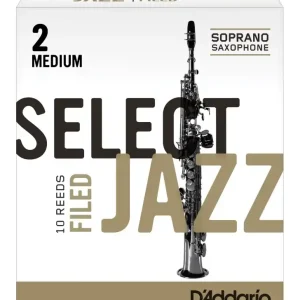 D'Addario Woodwinds select Jazz filed Sopraansaxofoon 2M Beperkt Aanbod
