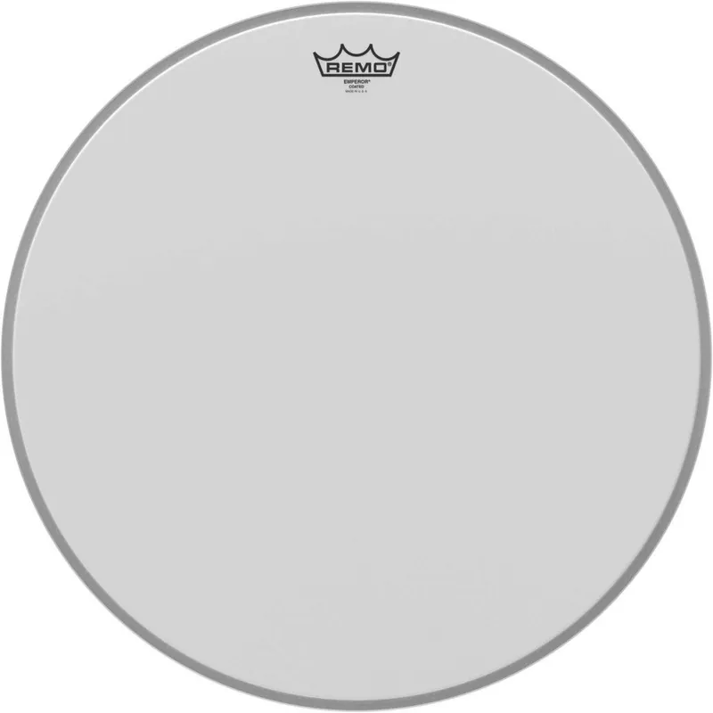 Koopje Bassdrumvel 20"Remo Emperor wit