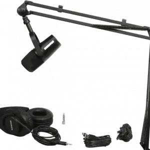 Shure Pack MV7-K + pied K&M23840 + SRH440A-EFS Tijdelijk Beschikbaar