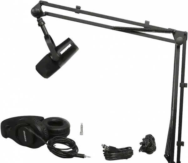 Shure Pack MV7-K + pied K&M23840 + SRH440A-EFS Tijdelijk Beschikbaar