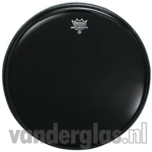 Alleen Vandaag Bassdrumvel 28" Remo Ebony Ambassador