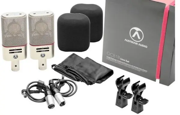 Austrian audio Oc 818 Live set Speciale Aanbieding