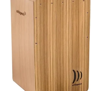 Hete Deal Cajon Schlagwerk Percussion CP4011 Le Peru Zebrano veneer - Aanbieding op=op