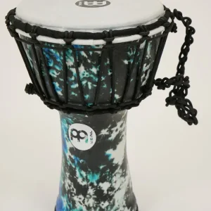 Tijdelijk Beschikbaar Djembe Meinl 7" Galactic Blue Tie Dye kunststof