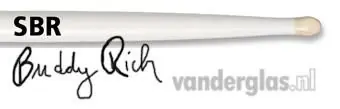 Weekendaanbieding Drumstokken Vic Firth Buddy Rich white