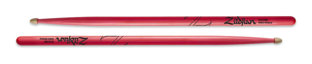 Drumstokken Zildjian 5a Acorn pink Snelle Levering