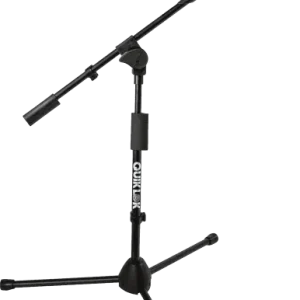 Alleen Vandaag Quiklok Short microphone stand, telescopic boom, tripod base - black