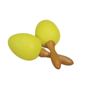 Speciale Aanbieding Egg maracas op steel Boston 45 gram geel