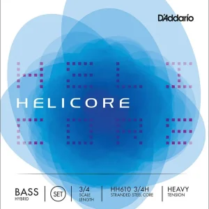 D'Addario HH610-34H snarenset contrabas 3/4 Gratis Retour