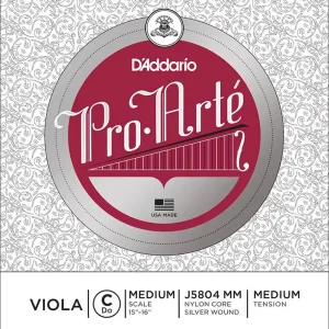 D'Addario J5804-MM altvioolsnaar C-4 15"+ Direct Beschikbaar