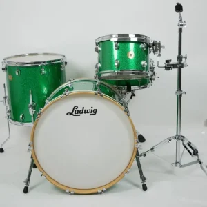 Shellset Ludwig Continental 4 delig Green Sparkle Aanbieding Koopje