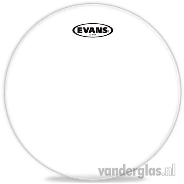 Slagvel 10" Evans G1 TT10G1 transparant Op = Op