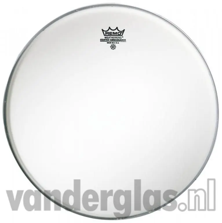 Slagvel 10" Remo Ambassador Vintage coated Gratis Verzending