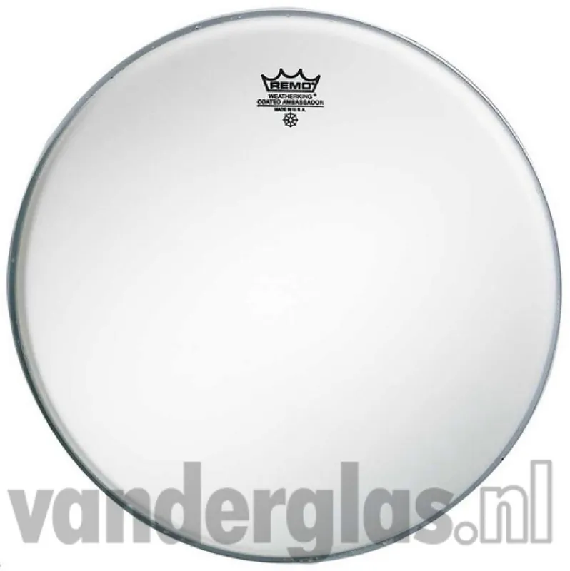 Slagvel 12" Remo Ambassador coated Nieuw