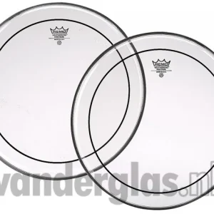 Slagvel 12" Remo pinstripe clear Uitverkoop