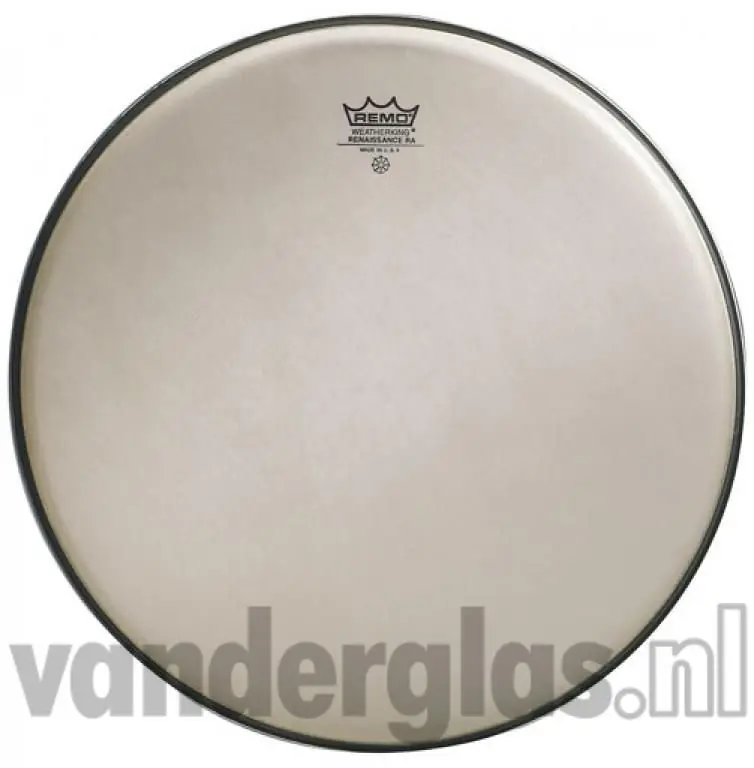 Populair Slagvel 13" Remo Ambassador RC.