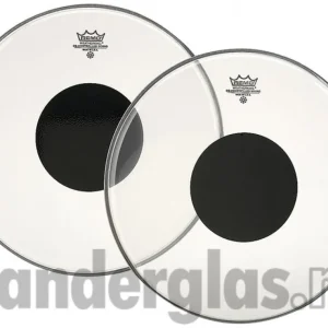 Direct Beschikbaar Slagvel 16" Remo CS transparant black dot