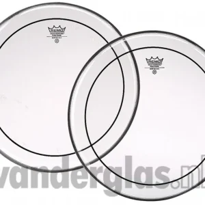 Populair Slagvel 8" Remo pinstripe clear