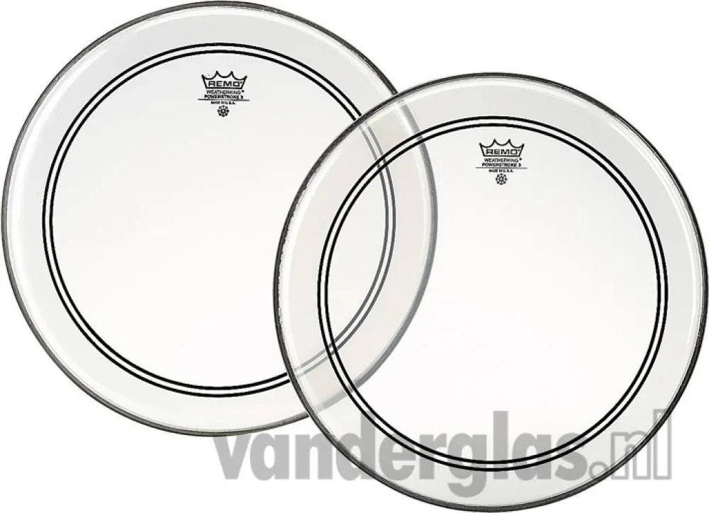 Premium Slagvel 8" Remo powerstroke 3 clear