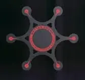 Slampad Slug BB-535R enkelpedaal Red Direct Verzonden