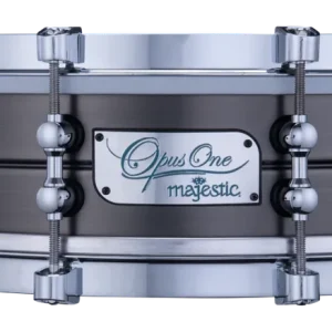 Gecertificeerd Snaredrum Majestic Opus One 14x4" Brass met chroom hardware