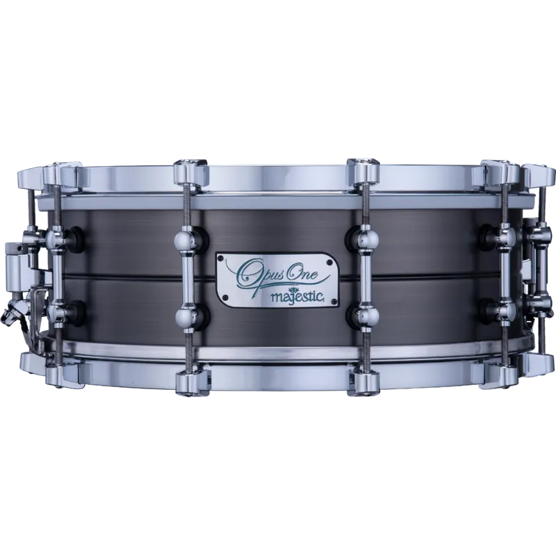 Gereduceerde Prijs Snaredrum Majestic Opus One 14x5" Brass met chroom hardware